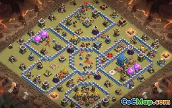 Copy Town Hall 12 Base Layouts for CoC #37544