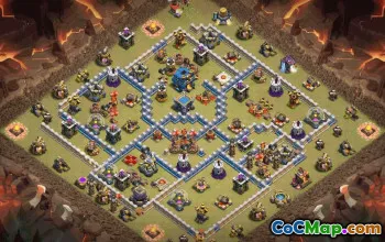Top Town Hall 12 Base Layouts with Links #37581