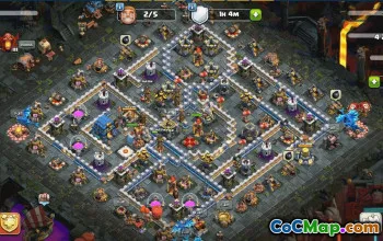 town hall 12, trophy/war base layout #38056