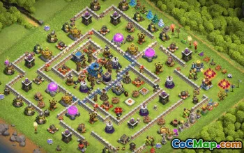 town hall 12, trophy/war base layout #39016