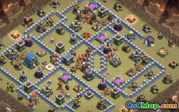 town hall 12, trophy/war base layout #39853