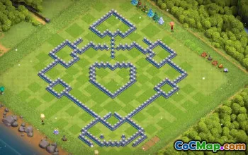 town hall 12, trophy/war base layout #40565