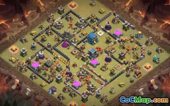 Top Town Hall 12 Base Layouts with Copy Link #43421