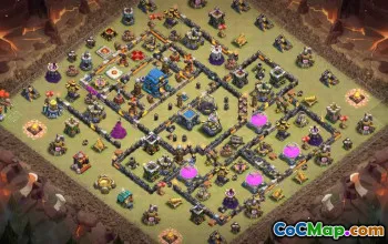Copy TH12 Clash of Clans Base Layouts #43424