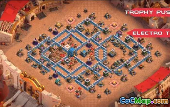 town hall 12, trophy/war base layout #43713