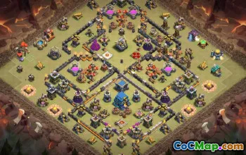 Top Town Hall 12 Base Layouts with Copy Links #43907