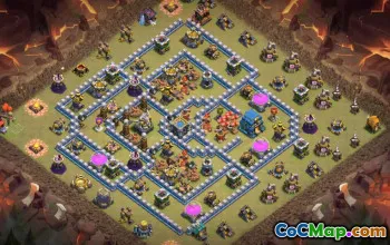 Top Town Hall 12 Base Layouts with Copy Links #46032