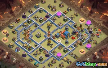 Top Town Hall 12 Base Layouts & Maps #46850