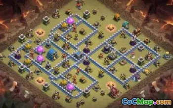Copy Town Hall 12 Base Layouts for Clash of Clans #48403