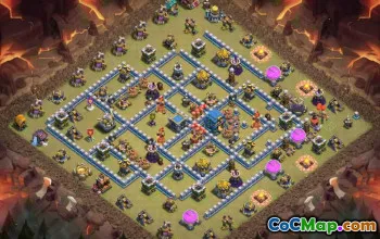 Top Town Hall 12 Base Layouts with Copy Links #49811