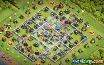 Perfect Town Hall 12 Base Layouts for Clash of Clans #51979