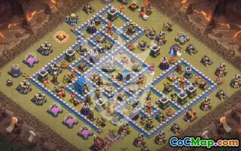 Top Town Hall 12 Base Layouts with Link #55309