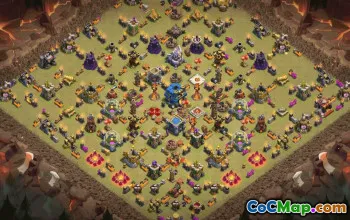 town hall 12, trophy/war/progress base layout #34105