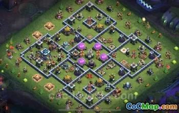 TH13 Farming Base - Anti Everything Layout & Copy Link #25802
