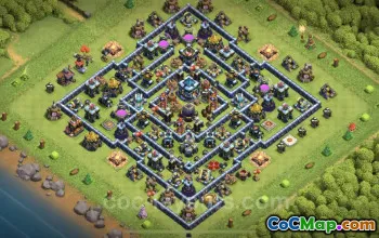 TH13 Farming Base Copy for Legend League - Clash of Clans #21229