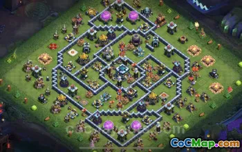 TH13 Farming Base Link - Anti 3 Stars - Clash of Clans #25696