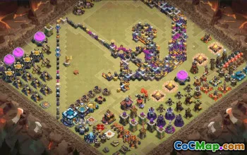 Top Town Hall 13 Base Layouts with Copy Link #34558