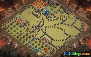 town hall 13, funny/progress base layout #34825
