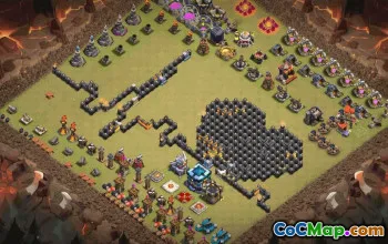 town hall 13, funny/progress base layout #34826