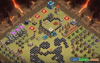 town hall 13, funny/progress base layout #34828