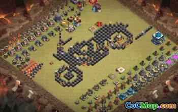 town hall 13, funny/progress base layout #35681