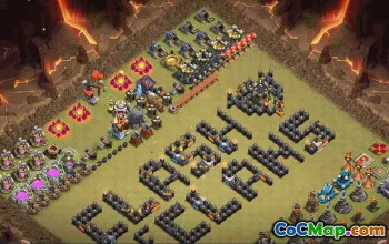 town hall 13, funny/progress base layout #35687