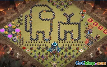 Top Town Hall 13 Base Layout Copy #35974