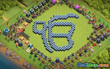 town hall 13, funny/progress base layout #37693