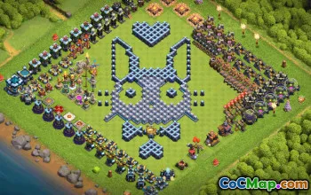 town hall 13, funny/progress base layout #38146