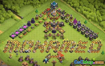 town hall 13, funny/progress base layout #38187