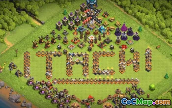 town hall 13, funny/progress base layout #38189