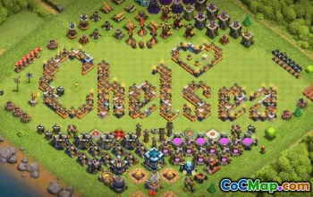 town hall 13, funny/progress base layout #38192