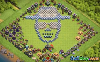 town hall 13, funny/progress base layout #39836