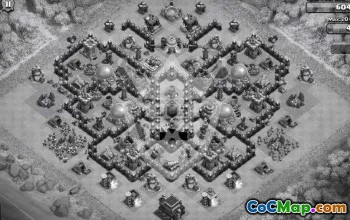 town hall 13, funny/trophy/war/hybrid base layout #45341