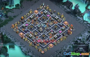 TH13 Hybrid Base – Clash of Clans Town Hall 13 Layouts (Base Link) #52375
