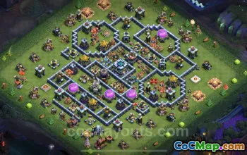 TH13 Hybrid Base Link for Farming - Clash of Clans #25799