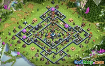 TH13 Hybrid Base Link for Trophy Defense - Clash of Clans #25869