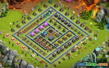 town hall 13, progress/farming base layout #41043