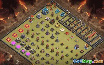 town hall 13, progress base layout #35569