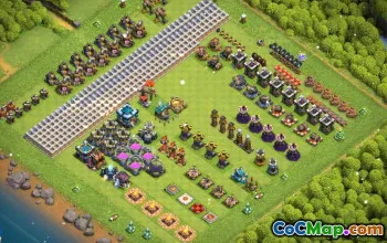 town hall 13, progress base layout #40544