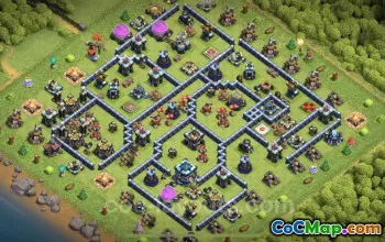 TH13 Trophy Base Link for Clash of Clans Defense #21012