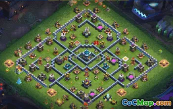 Top Town Hall 13 Base Layouts with Copy Link #36108