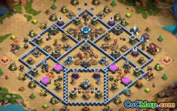 Best Town Hall 13 Base Layouts for Clash of Clans #48563