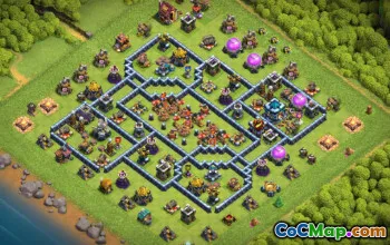 Best TH13 Base Layouts for Clash of Clans #49896