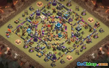 Town Hall 13 Base Layout #34257