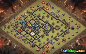 Copy Town Hall 13 Base Layout #34418