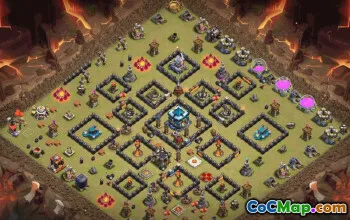 Copyable TH13 Base Layout for CoC #34523