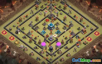 Top Copy Base Layout for Town Hall 13 #34537