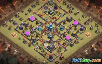 Copy Town Hall 13 Base Layouts with Link #34551