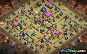 Top Copy Base Layout for Town Hall 13 #34556